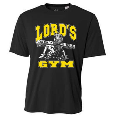 Lords Gym LordS The Sin Of World Jesus Cooling Performance Crew T-Shirt