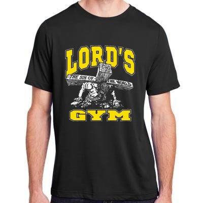 Lords Gym LordS The Sin Of World Jesus Adult ChromaSoft Performance T-Shirt