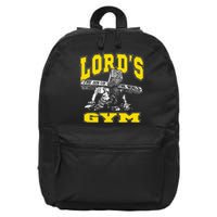 Lords Gym LordS The Sin Of World Jesus 16 in Basic Backpack