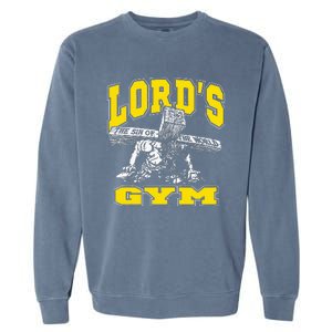 Lords Gym LordS The Sin Of World Jesus Garment-Dyed Sweatshirt