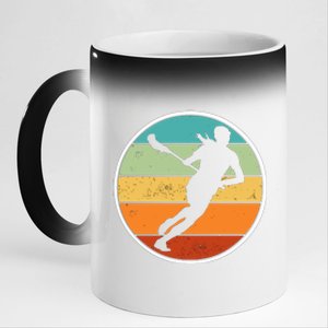 Lacrosse Girl Lacrosse Lover 11oz Black Color Changing Mug