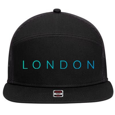 London Gift 7 Panel Mesh Trucker Snapback Hat