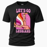 LetS Go Lesbians Lgbtq Lesbian Pride Month Cooling Performance Crew T-Shirt