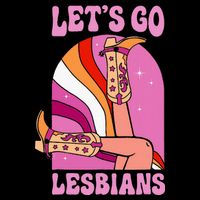 LetS Go Lesbians Lgbtq Lesbian Pride Month Cooling Performance Crew T-Shirt