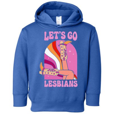 LetS Go Lesbians Lgbtq Lesbian Pride Month Toddler Hoodie