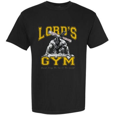 Lords Gym LordS The Sin Of World Jesus Garment-Dyed Heavyweight T-Shirt