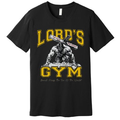 Lords Gym LordS The Sin Of World Jesus Premium T-Shirt