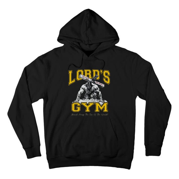 Lords Gym LordS The Sin Of World Jesus Tall Hoodie