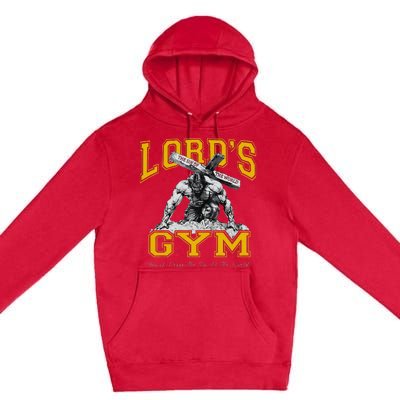 Lords Gym LordS The Sin Of World Jesus Premium Pullover Hoodie