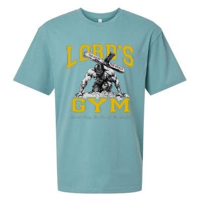 Lords Gym LordS The Sin Of World Jesus Sueded Cloud Jersey T-Shirt