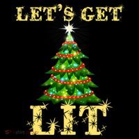 LetS Get Lit Drinking Funny Christmas City Backpack