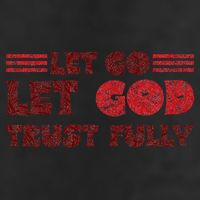 Let Go Let God Trust Fully Biblical Faith Religious Believe Adult Drive Performance Visor