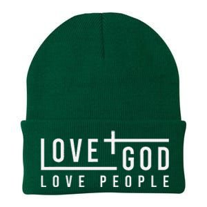 Love God Love People Knit Cap Winter Beanie