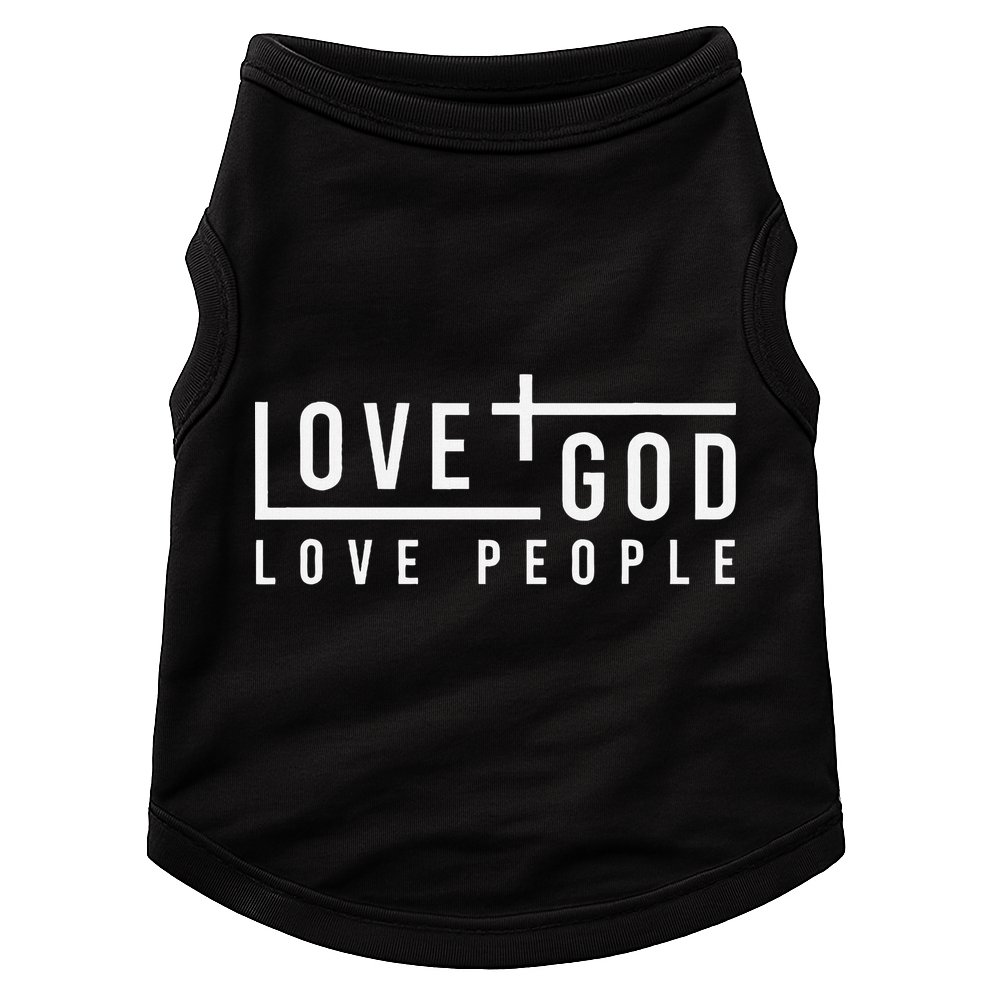 Love God Love People Doggie Tank