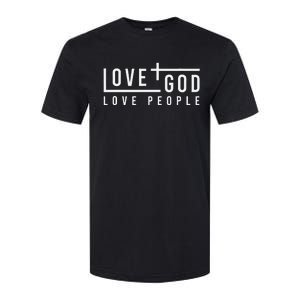 Love God Love People Softstyle CVC T-Shirt