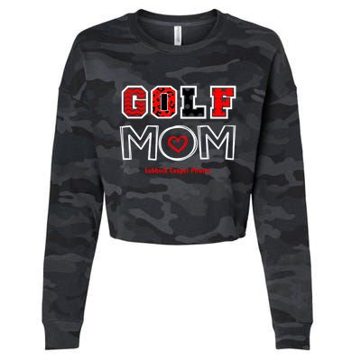 Lcp Golf Mom Design 2 Meaningful Gift Cropped Pullover Crew