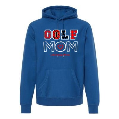 Lcp Golf Mom Design 2 Meaningful Gift Premium Hoodie