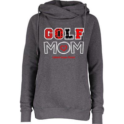 Lcp Golf Mom Design 2 Meaningful Gift Womens Funnel Neck Pullover Hood