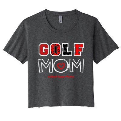 Lcp Golf Mom Design 2 Meaningful Gift Women's Crop Top Tee