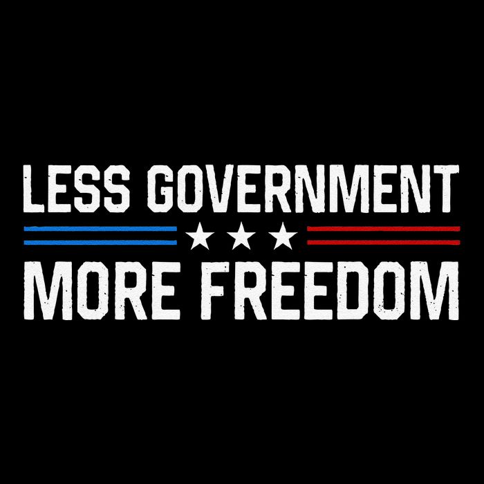 Less Government More Freedom More Liberty Political Poster