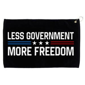 Less Government More Freedom More Liberty Political Grommeted Golf Towel