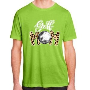 Leopard Golf Mom Life Game Day Mama Mothers Day Funny Gift Adult ChromaSoft Performance T-Shirt