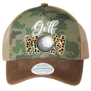 Leopard Golf Mom Life Game Day Mama Mothers Day Funny Gift Legacy Tie Dye Trucker Hat