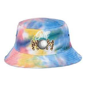 Leopard Golf Mom Life Game Day Mama Mothers Day Funny Gift Tie Dye Newport Bucket Hat