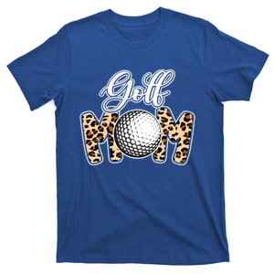 Leopard Golf Mom Life Game Day Mama Mothers Day Funny Gift T-Shirt