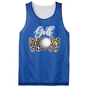 Leopard Golf Mom Life Game Day Mama Mothers Day Funny Gift Mesh Reversible Basketball Jersey Tank