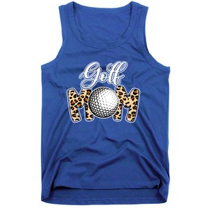 Leopard Golf Mom Life Game Day Mama Mothers Day Funny Gift Tank Top