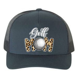 Leopard Golf Mom Life Game Day Mama Mothers Day Funny Gift Yupoong Adult 5-Panel Trucker Hat