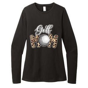 Leopard Golf Mom Life Game Day Mama Mothers Day Funny Gift Womens CVC Long Sleeve Shirt