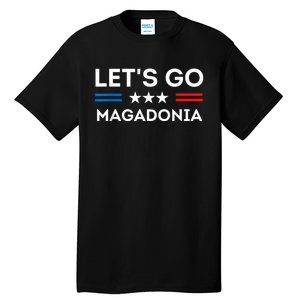 Lets Go MAGADONIA 2024 Trump Supporter Magadonians US Flag Tall T-Shirt