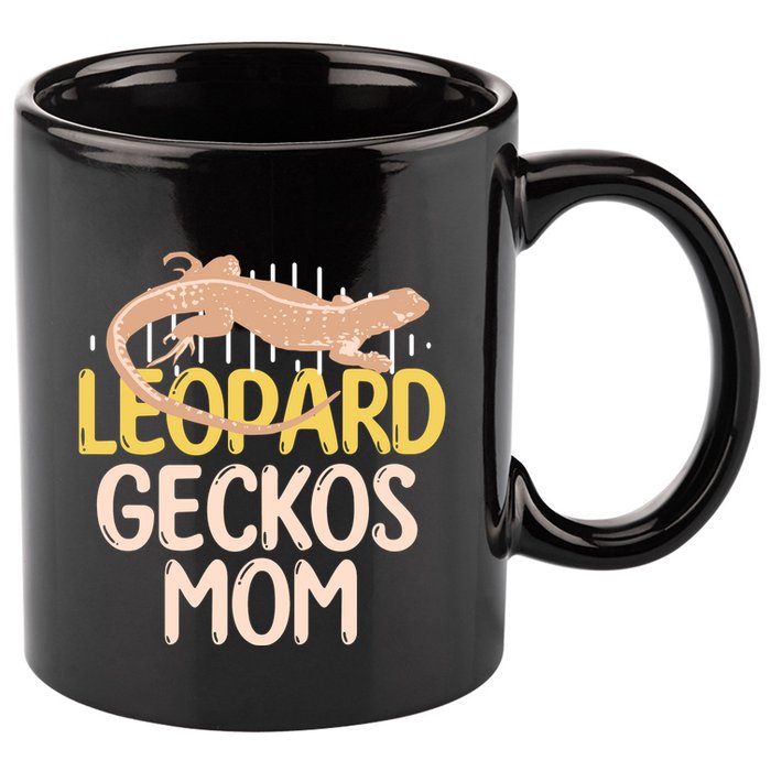 Leopard Gecko Mom Funny Bearded Dragon Mothers Day 11oz C Handle Ceramic Mug