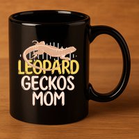 Leopard Gecko Mom Funny Bearded Dragon Mothers Day 11oz C Handle Ceramic Mug