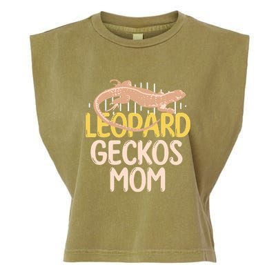 Leopard Gecko Mom Funny Bearded Dragon Mothers Day Garment-Dyed Women's Muscle Tee