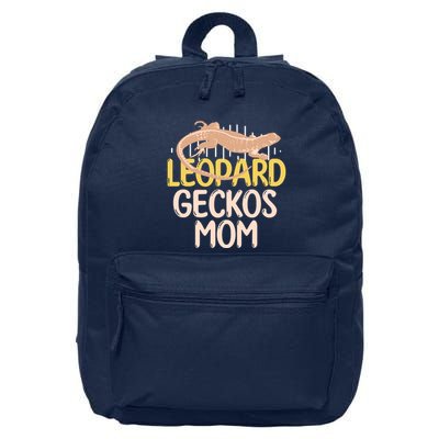 Leopard Gecko Mom Funny Bearded Dragon Mothers Day 16 in Basic Backpack