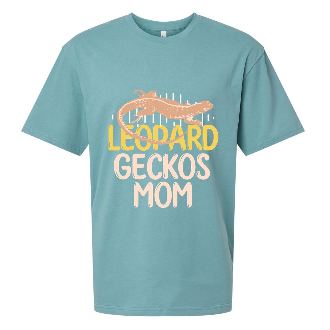 Leopard Gecko Mom Funny Bearded Dragon Mothers Day Sueded Cloud Jersey T-Shirt