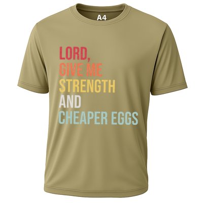 Lord Give Me Strength And Cheaper Eggs! Funny Easter Performance Shirt