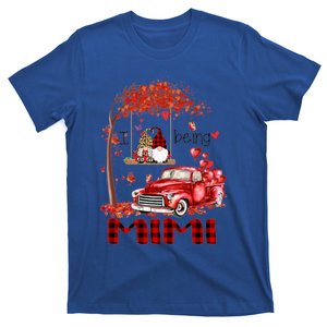 Leopard Gnome Mimi Red Truck Heart Tree Valentine's Day Gift T-Shirt