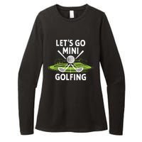 LetS Go Mini Golfing Womens CVC Long Sleeve Shirt