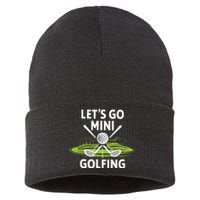 LetS Go Mini Golfing Sustainable Knit Beanie