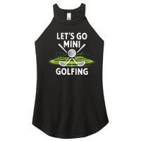 LetS Go Mini Golfing Women's Perfect Tri Rocker Tank