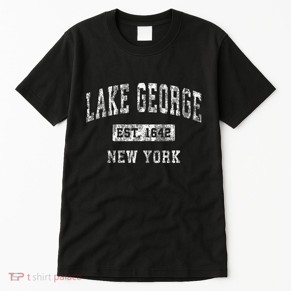 Lake George New York Ny Vintage Established Sports Tall T-Shirt