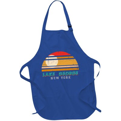Lake George Ny Product Meaningful Gift Distressed Sunset Lake George Print Gift Apron
