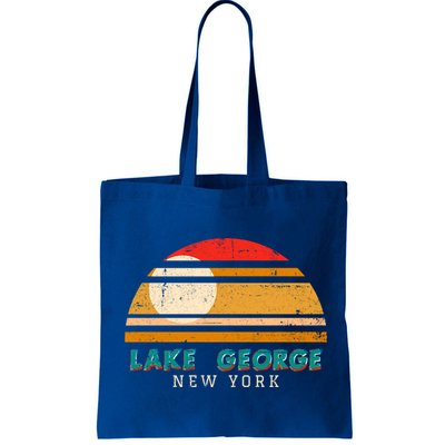 Lake George Ny Product Meaningful Gift Distressed Sunset Lake George Print Gift Bag
