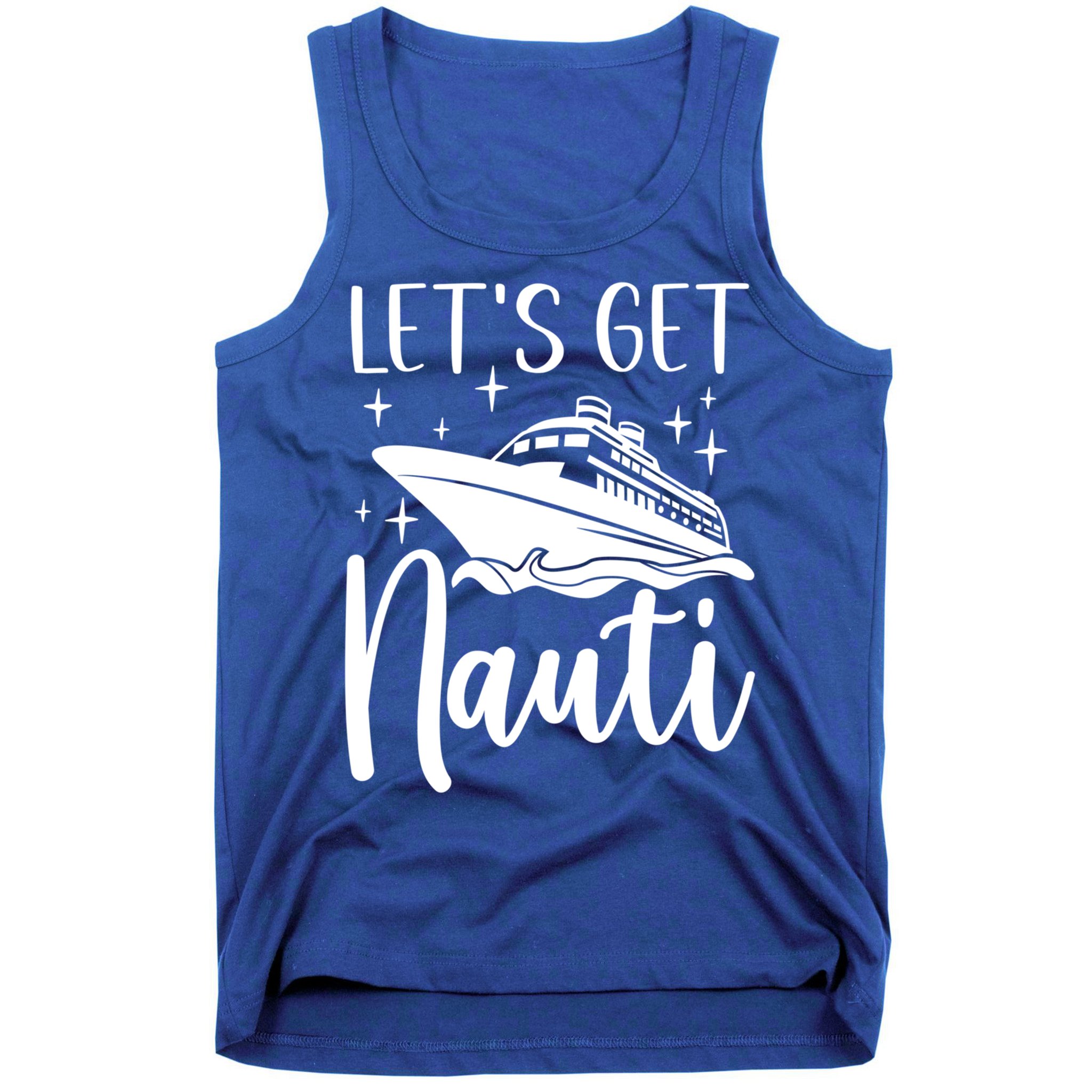 Let's Get Nauti Cruising Vacation Family Trip Gift Tank Top