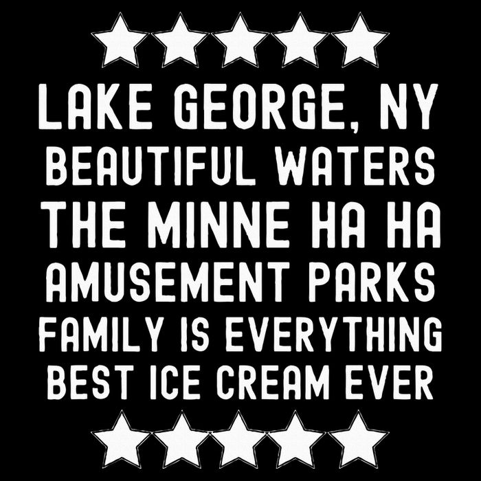 Lake George New York Beautiful Waters Amusement Parks Fun Bucket Hat