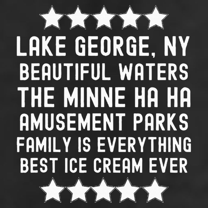 Lake George New York Beautiful Waters Amusement Parks Fun Hat